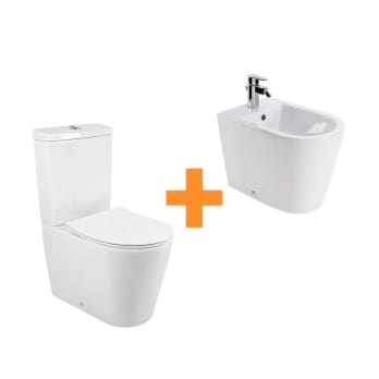 Pack inodoro + bide Unisan Sanindusa Urby Plus