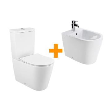 Pack inodoro + bide Unisan Sanindusa Urby Plus