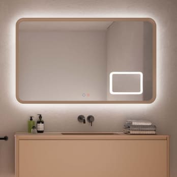 Espejo de baño con luz LED Ledimex Duomo
