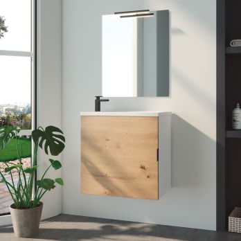 Conjunto mueble de baño fondo reducido 35 cm Campoaras Petit