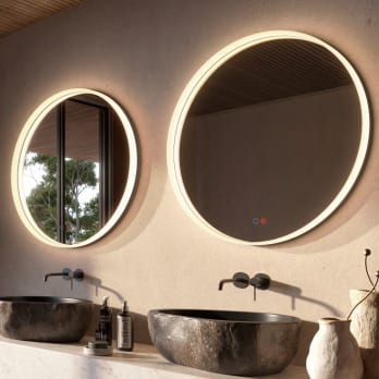 Espejo de baño con luz LED Ledimex Bolonia
