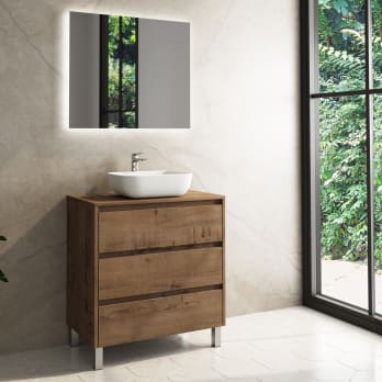 Mueble De Baño Blanco 70 cm Cervino