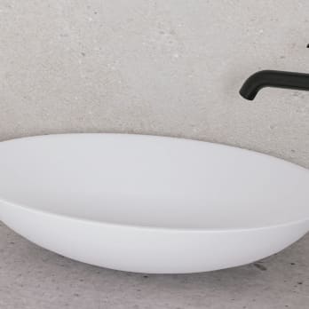 Lavabo sobre encimera Art and Bath fondo reducido Astra Solid