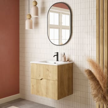 Conjunto mueble de baño Coycama bamboo
