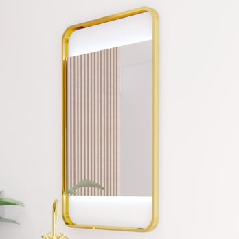 Espejo de baño con luz LED Bruntec Sansa