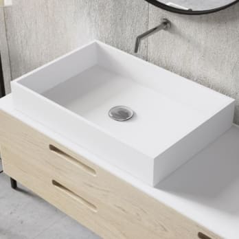 Lavabo sobre encimera Bruntec Square