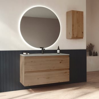 Mueble de baño color madera Bruntec Vilma