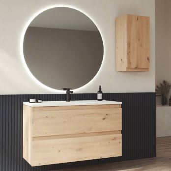 Mueble de baño color madera Bruntec Vilma