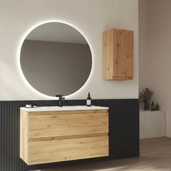 Mueble de baño color madera Bruntec Vilma