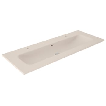 Lavabo encastrado para dos grifos de un seno Viso Idea Match