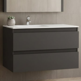 Mueble de baño fondo reducido 37.8 cm Campoaras Aqua