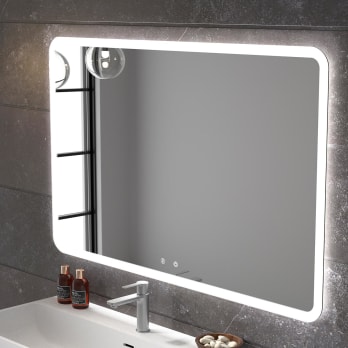 Espejo de baño con luz LED Eurobath, Mykonos