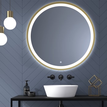 Espejo de baño con luz LED Eurobath Seychelles