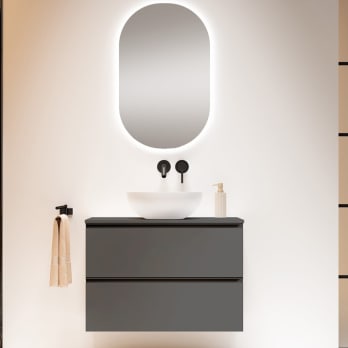 Mueble de baño con encimera de DMF Compatech Visobath Granada