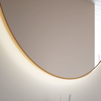 Espejo de baño con luz LED Bruntec Halo