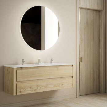 Conjunto de mueble de baño de madera maciza Bruntec Laponia