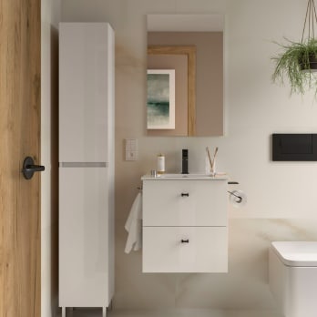 Conjunto mueble de baño fondo reducido 35 cm Salgar Inara