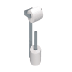 Portarrollo de baño con reserva Manillons Torrent Slim Principal 5