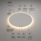 Espejo de baño con luz LED Ledimex Atenas Detalle 5