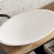 Lavabo sobre encimera fondo Coycama Oval Detalle 3