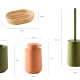 Conjunto de accesorios de baño Cosmic Saona Croquis 7