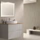 Mueble de baño con encimera de madera Bruntec Ebi colores Principal 3