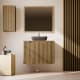Mueble de Baño de madera maciza a Medida con encimera Bruntec Alpes 14 Principal 0