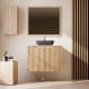 Mueble de Baño de madera maciza a Medida con encimera Bruntec Alpes 14 Principal 1