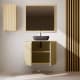 Mueble de Baño de madera maciza a Medida con encimera Bruntec Alpes 14 Detalle 3