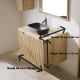 Mueble de Baño de madera maciza a Medida con encimera Bruntec Alpes 14 Croquis 6