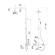 Columna de ducha Imex Bless Croquis 24
