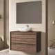 Muebles de baño con encimera de madera Bruntec Candem Principal 1