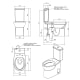 Pack inodoro + bidé Unisan Sanindusa Easy Croquis 6