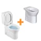 Pack inodoro + bidé Unisan Sanindusa Easy Principal 0