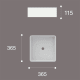 Lavabo sobre encimera Art and Bath Satet Croquis 3