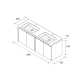 Conjunto mueble de baño Salgar Noja Detalle 9