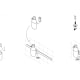 Set modular para cocina con guía a pared de Cosmic Alife Croquis 8