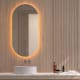 Espejo de baño con luz LED Bruntec Delta Principal 7