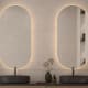 Espejo de baño con luz LED Bruntec Delta Principal 0