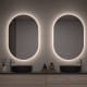 Espejo de baño con luz LED Bruntec Delta Principal 3