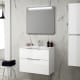 Conjunto mueble de baño fondo reducido 41cm Coycama Comet tirador cromo Principal 1