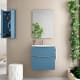 Conjunto mueble de baño fondo reducido 41cm Coycama Comet tirador cromo Principal 0