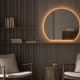 Espejo media luna con luz LED Bruntec Zoni Ambiente 9