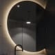 Espejo media luna con luz LED Bruntec Zoni Detalle 4
