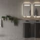 Espejo de baño con luz LED con repisa y cargador para móvil Ledimex Concept Principal 1