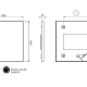 Espejo de baño con luz LED Ledimex Ability Croquis 10