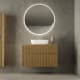 Mueble de Baño de madera maciza a medida con encimera de madera Bruntec Alpes 1 Detalle 2