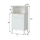 Auxiliar de cocina con encimera roble canadian Bruntec Fast Croquis 4