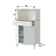 Auxiliar de cocina con encimera roble canadian Bruntec Fast Croquis 5