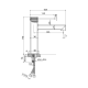 Grifo de lavabo Imex Firenze Croquis 9